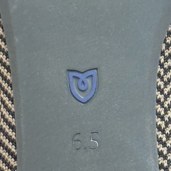 NEW ROTHY'S The High Point Comfort Heeled Sandal Shoes Slip On Herringbone Black - Picture 10 of 10